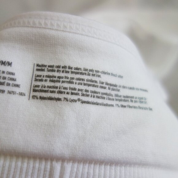 PUMA 2-Pack Seamless Square Neck Sports Convertible Bras White Grey (M) NWOT! - Picture 8 of 15